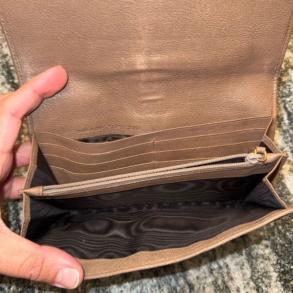 YSL Saint Laurent Paris Calfskin Y Line Flap Wallet Long Leather - Picture 6 of 7